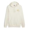 Sudadera deportiva Luxe Crew con logo bordado en beige