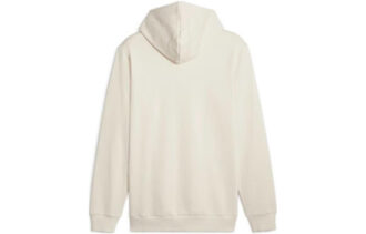 Sudadera deportiva Luxe Crew con logo bordado en beige