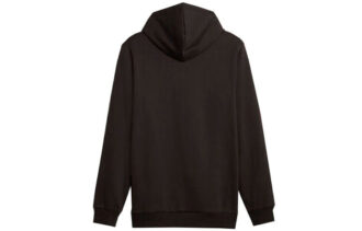 Sudadera deportiva Luxe Crew con logo bordado “Negra”