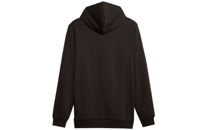 Sudadera deportiva Luxe Crew con logo bordado “Negra”
