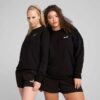 Sudadera Essentials de cuello redondo relajado para mujer