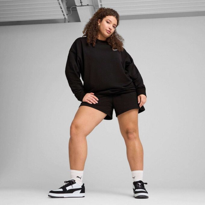 Sudadera Essentials de cuello redondo relajado para mujer