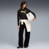 Sudadera Essentials Metallic con cuello redondo para mujer