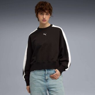 Sudadera extragrande con cuello redondo para mujer T7