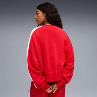 Sudadera extragrande con cuello redondo para mujer T7