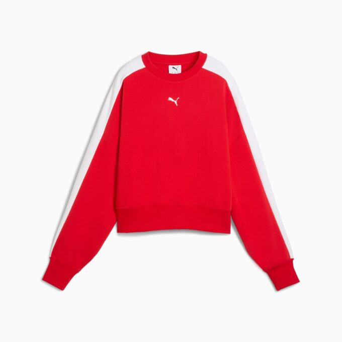 Sudadera extragrande con cuello redondo para mujer T7