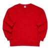 Sudadera informal de cuello redondo “Roja”