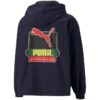 Sudadera ligera con capucha y media cremallera PUMA x Butter Goods “Azul marino”