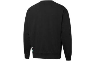 Sudadera negra con cuello redondo y múltiples posiciones Brand Love