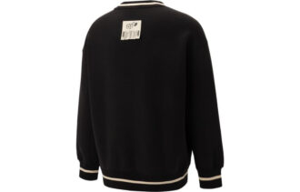 Sudadera negra con el logotipo de PUMA x Staffonly x Monopoly