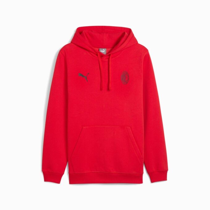 Sudadera polar con capucha de fútbol AC Milan Soccer Essentials para hombre Sudadera polar con capucha de fútbol AC Milan Soccer Essentials para hombre