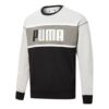 Sudadera retro de corte regular “Negro, blanco y gris”