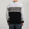 Sudadera retro de corte regular “Negro, blanco y gris”