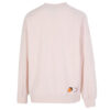 Sudadera rosa con cuello redondo y mangas abullonadas FF (mujeres)