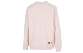 Sudadera rosa con cuello redondo y mangas abullonadas FF (mujeres)