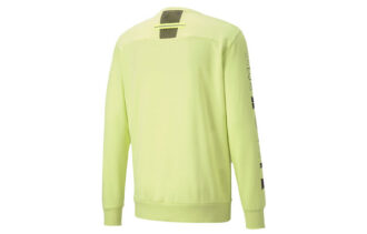 Sudadera unisex de cuello redondo PUMA x Helly Hansen amarilla