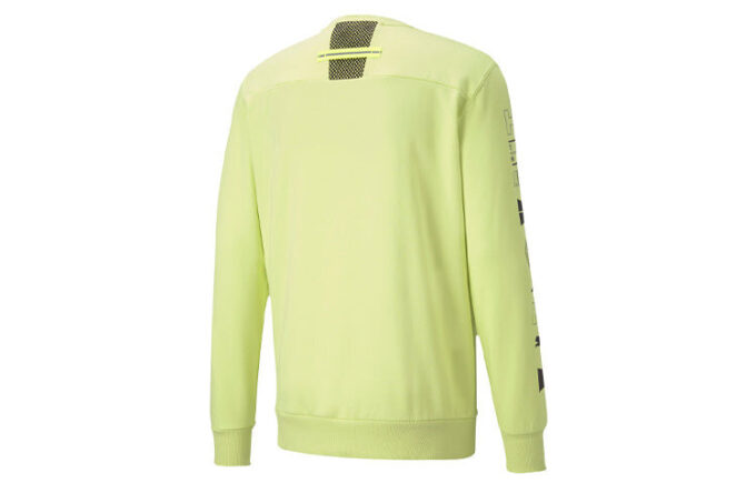 Sudadera unisex de cuello redondo PUMA x Helly Hansen amarilla