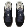 Suede Bz Emb “Negro Azul Marino Mazapán Azul Claro”