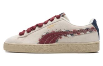 Suede Bz Fringe “blanco rojo azul marino”