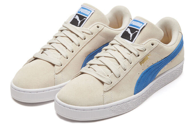 Suede Classic “Azul blanco crema”