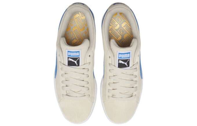 Suede Classic “Azul blanco crema”