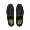Suede Classic “Costuras expuestas – Negro y blanco”