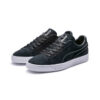 Suede Classic “Costuras expuestas – Negro y blanco”