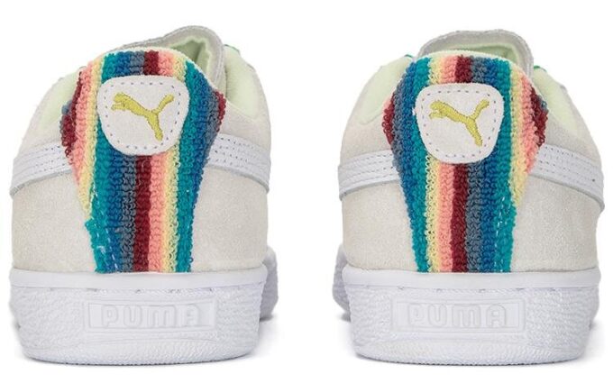 Suede Classic Just For Fun “Blanco Verde”