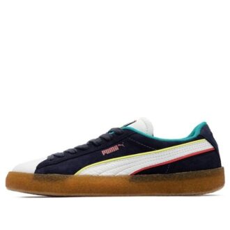 Suede Crepe Stb “Negro Marrón Blanco”