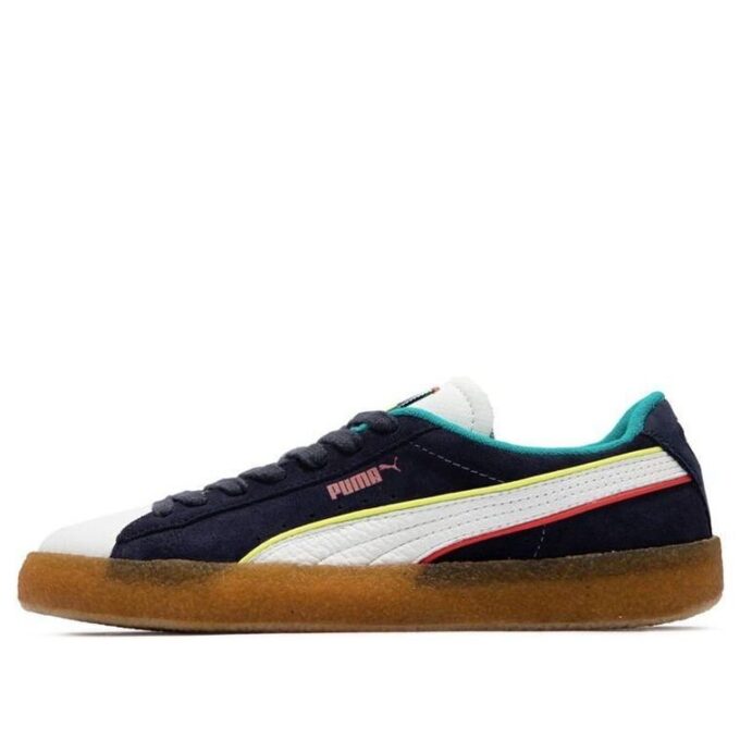 Suede Crepe Stb “Negro Marrón Blanco”