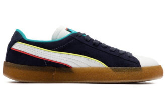 Suede Crepe Stb “Negro Marrón Blanco”