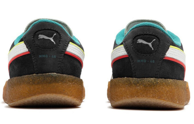 Suede Crepe Stb “Negro Marrón Blanco”