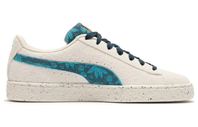 Suede Gentle Jungle “Azul Crema”