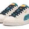 Suede Gentle Jungle “Azul Crema”