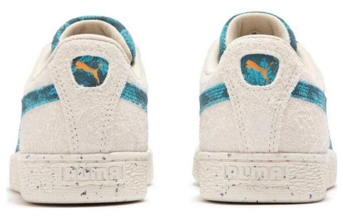 Suede Gentle Jungle “Azul Crema”