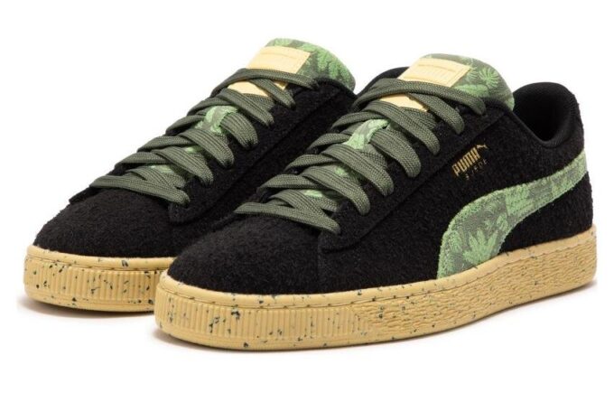 Suede Gentle Jungle “Negro Verde”