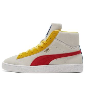 Suede Mid 21 “Blanco Rojo Limón”