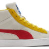 Suede Mid 21 “Blanco Rojo Limón”