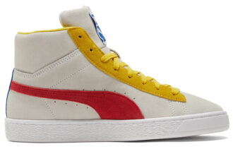 Suede Mid 21 “Blanco Rojo Limón”