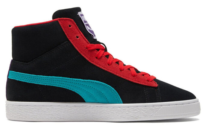 Suede Mid 21 “Negro Viridian Verde Rojo”