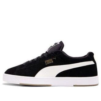 Suede S “Negro Blanco”