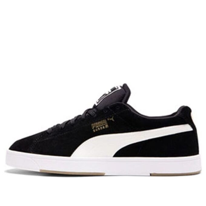 Suede S “Negro Blanco”