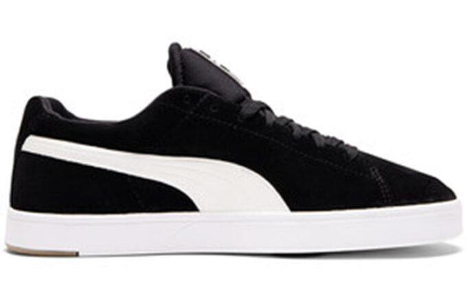 Suede S “Negro Blanco”