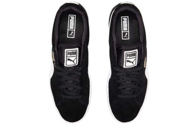 Suede S “Negro Blanco”