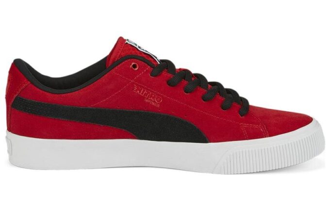Suede Skate Nitro “Negro Rojo Blanco”