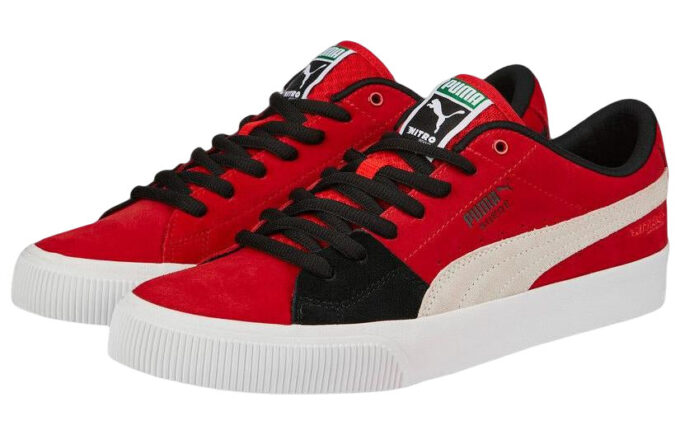 Suede Skate Nitro “Negro Rojo Blanco”