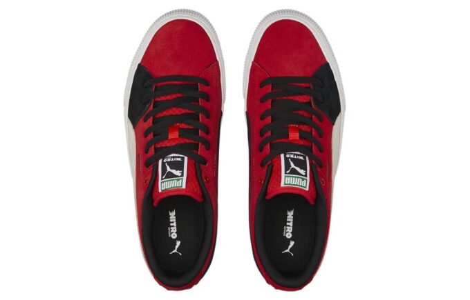 Suede Skate Nitro “Negro Rojo Blanco”