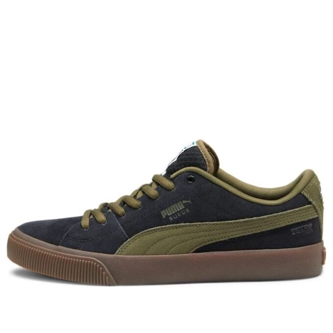 Suede Skate Nitro “Negro Verde Oliva”