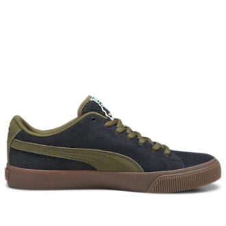 Suede Skate Nitro “Negro Verde Oliva”