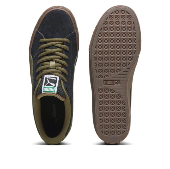 Suede Skate Nitro “Negro Verde Oliva”